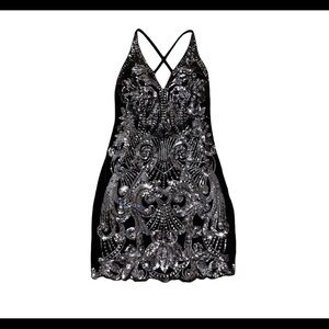 black dree open back